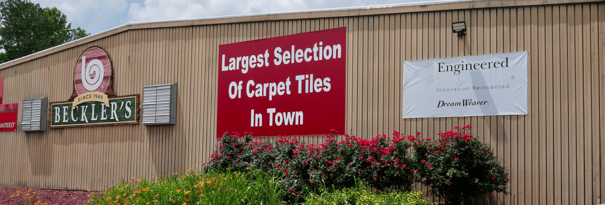 Beckler's Flooring Center has the largest selection of carpet tiles in the Dalton, GA area.